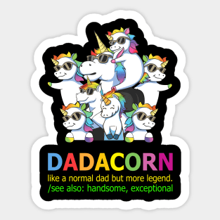 Dadacorn Sticker